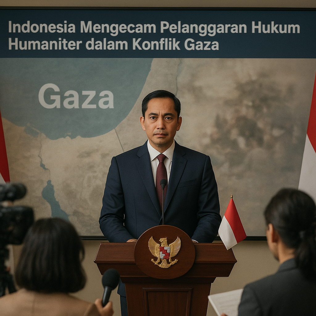 Indonesia Mengecam Pelanggaran Hukum Humaniter dalam Konflik Gaza: Analisis Kritis Keterlibatan Diplomatis