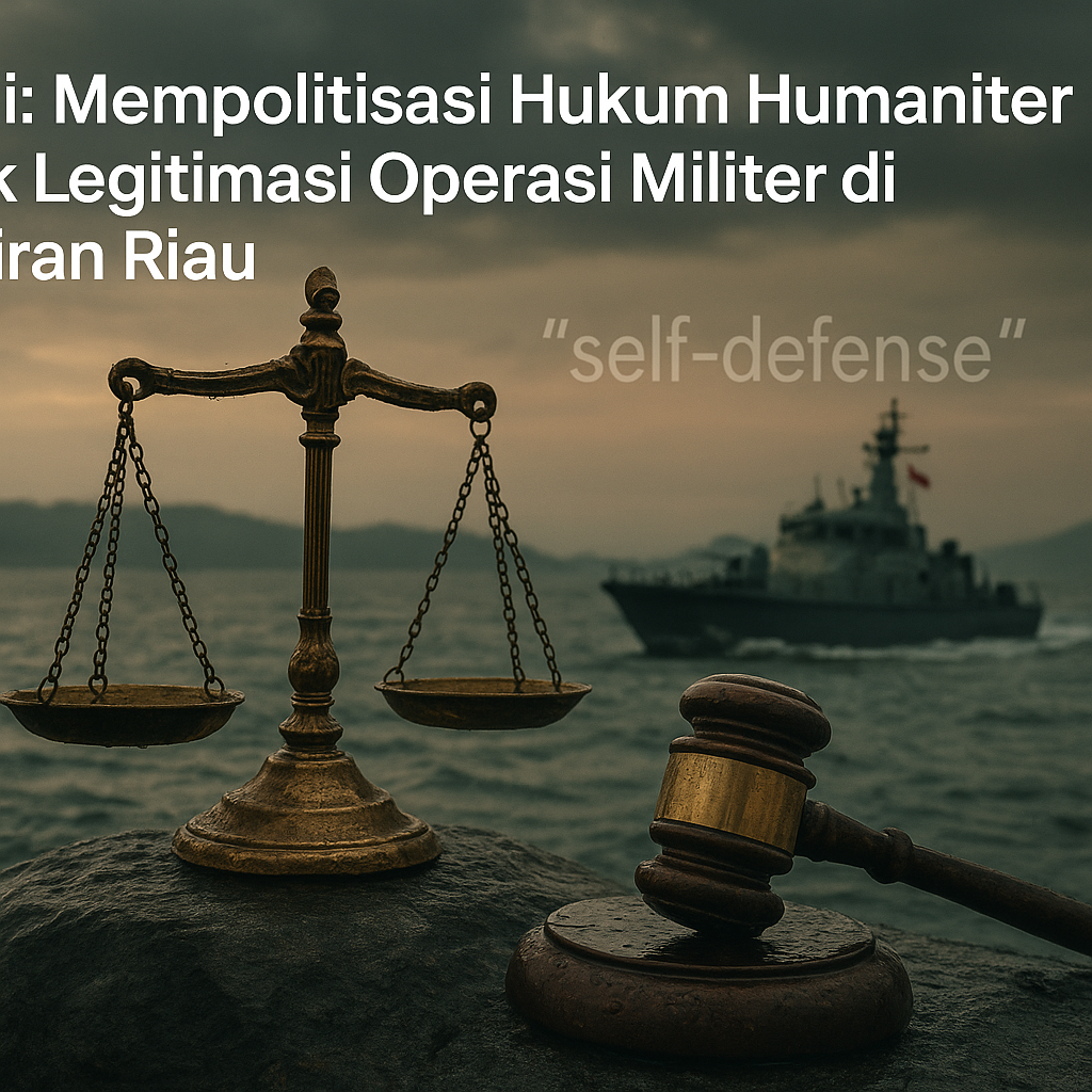 Opini: Mempolitisasi Hukum Humaniter untuk Legitimasi Operasi Militer di Perairan Riau