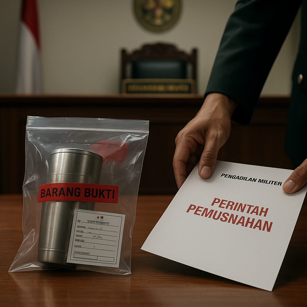 Tumbler Bukti Penyiraman Andrie Yunus Diperintahkan Dimusnahkan Pengadilan Militer
