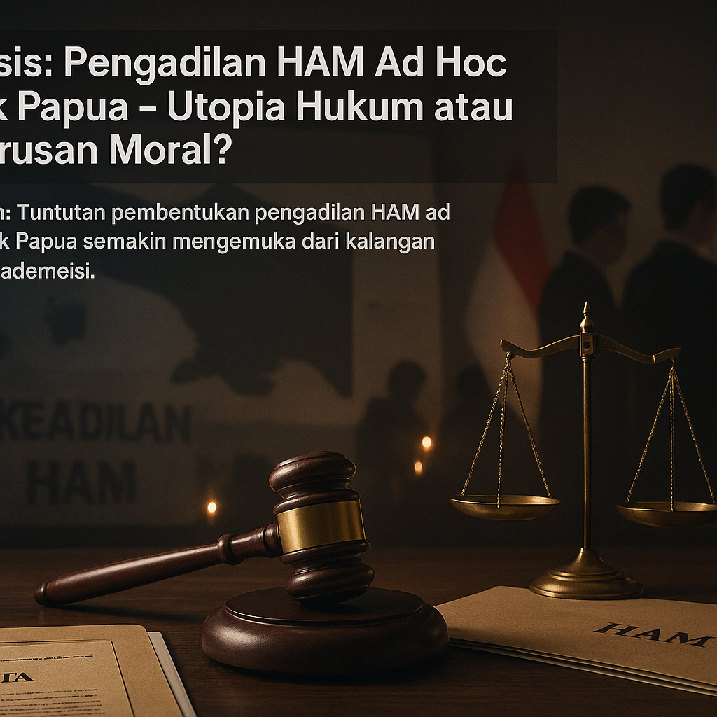 Analisis: Pengadilan HAM Ad Hoc untuk Papua – Utopia Hukum atau Keharusan Moral?