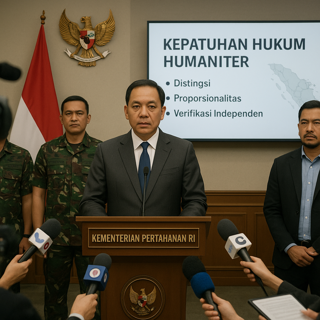 Menteri Pertahanan RI Tegaskan Kepatuhan pada Hukum Humaniter di Operasi Perbatasan