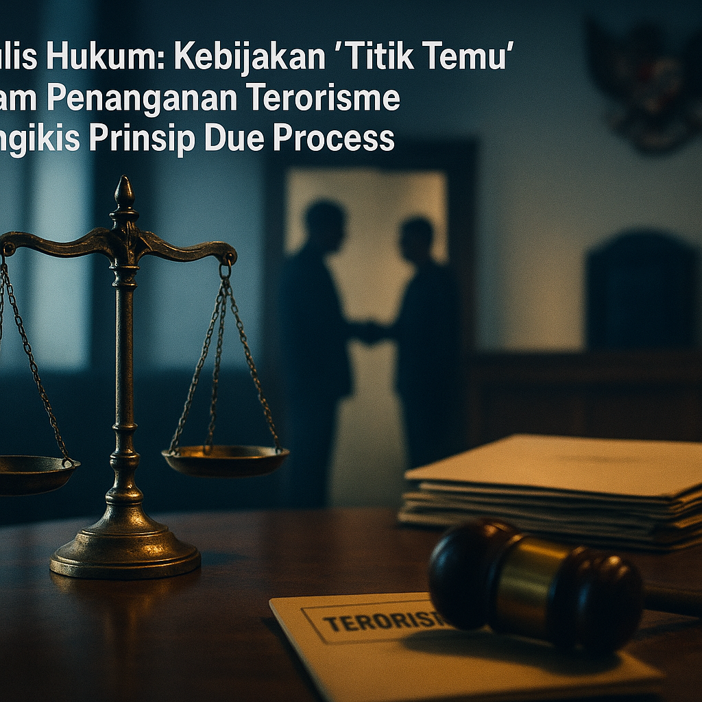Analis Hukum: Kebijakan 'Titik Temu' dalam Penanganan Terorisme Mengikis Prinsip Due Process