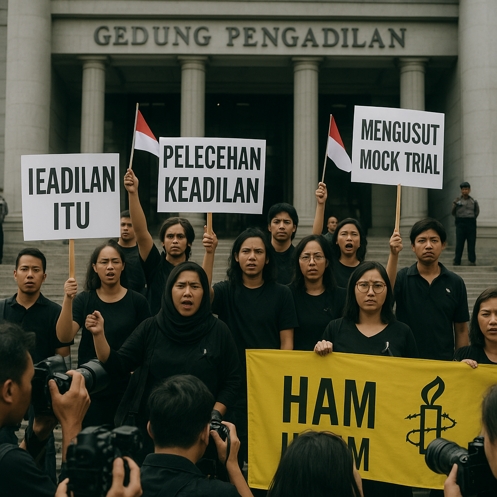 Menguatnya Wacana 'Mock Trial' dan Pelecehan Keadilan: Respons Publik terhadap Vonis Penyiram Andrie Yunus
