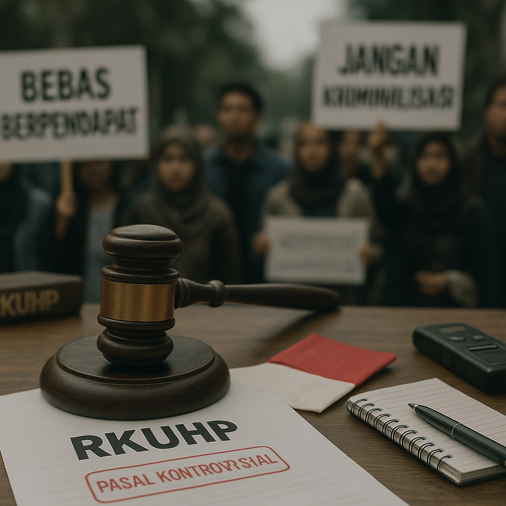 RKUHP dan Pasal Kontroversial Kejahatan terhadap Negara: Ancaman terhadap Prinsip Legalitas dan Hak Bebas Berpendapat?