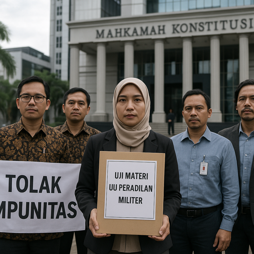 Koalisi Sipil Ajukan Uji Materi UU Peradilan Militer ke Mahkamah Konstitusi