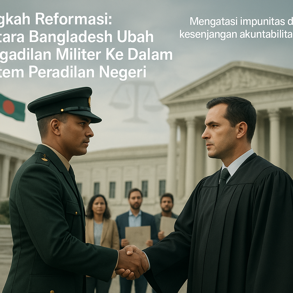 Langkah Reformasi: Tentara Bangladesh Ubah Pengadilan Militer Ke Dalam Sistem Peradilan Negeri