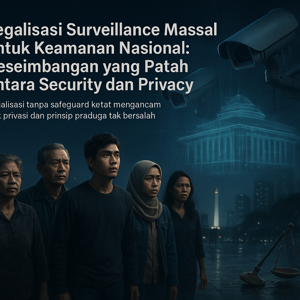 Legalisasi Surveillance Massal untuk Keamanan Nasional: Keseimbangan yang Patah antara Security dan Privacy