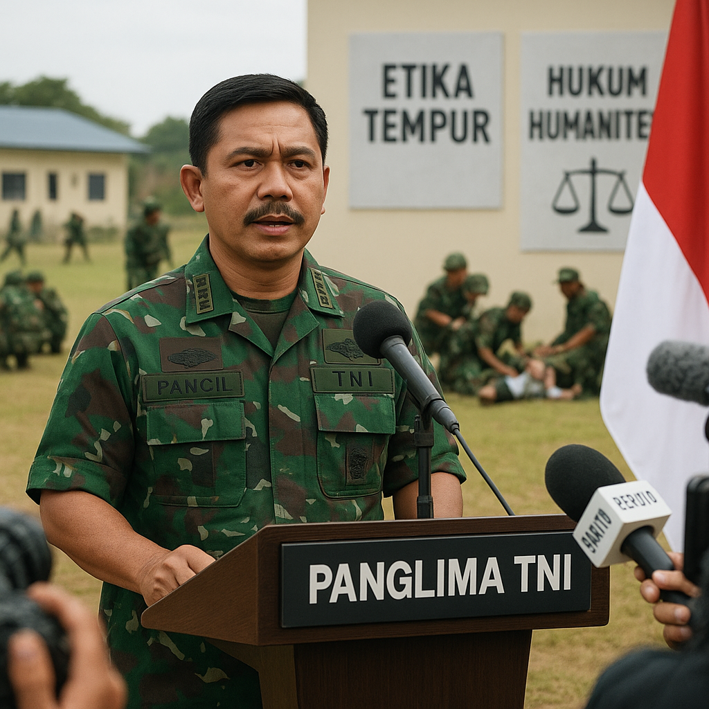 Panglima TNI: 'Etika Tempur dan Hukum Humaniter adalah Bagian dari Pelatihan Inti Prajurit'