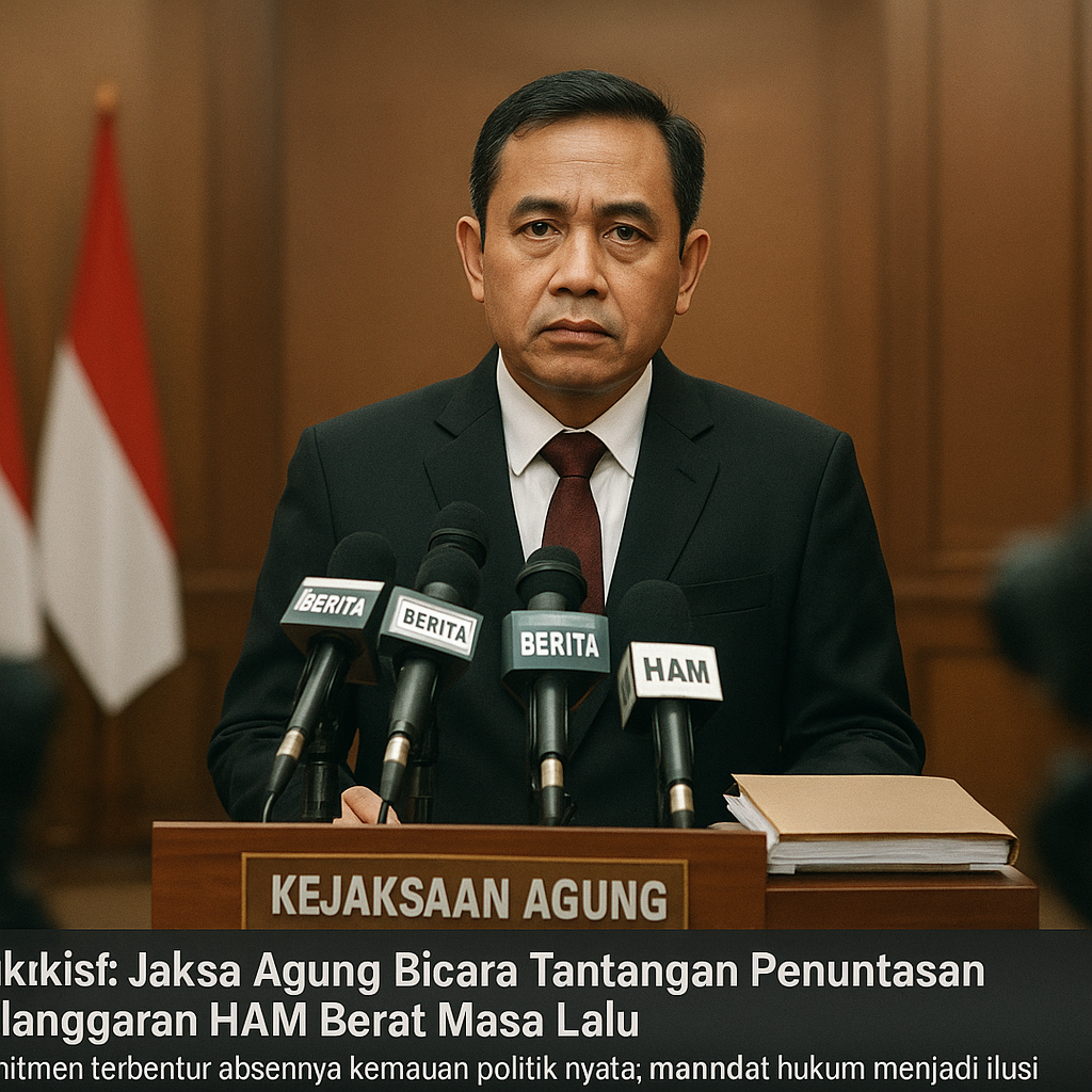 Eksklusif: Jaksa Agung Bicara Tantangan Penuntasan Pelanggaran HAM Berat Masa Lalu