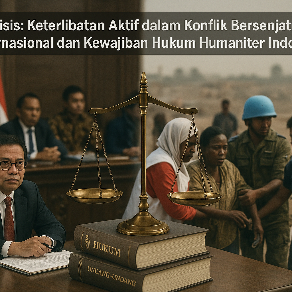 Analisis: Keterlibatan Aktif dalam Konflik Bersenjata Internasional dan Kewajiban Hukum Humaniter Indonesia