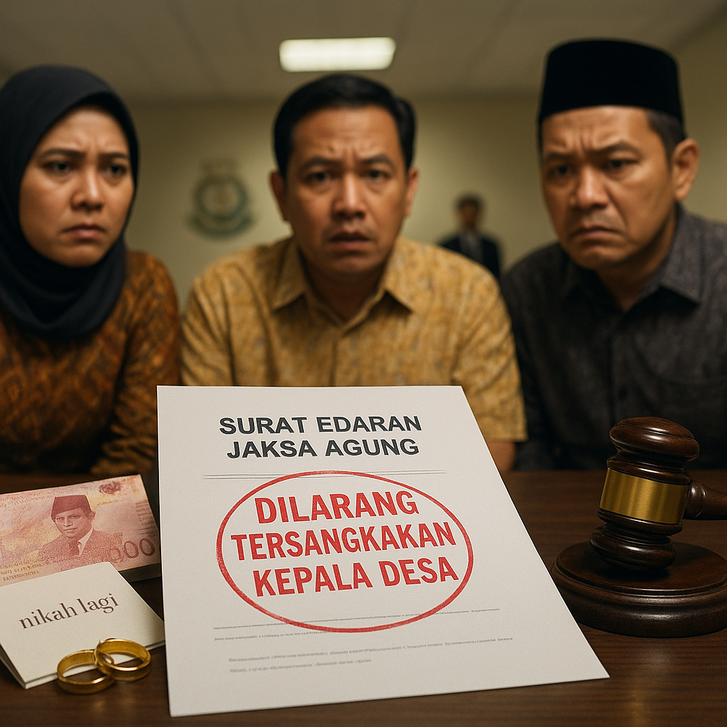 Jaksa Agung Larang Jajaran Tersangkakan Kepala Desa, Kecuali Uangnya Dipakai Nikah Lagi