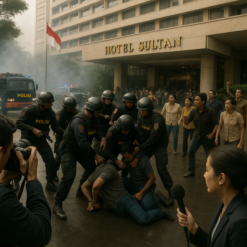 69 Orang Ditangkap saat Ricuh Eksekusi Hotel Sultan, Polisi: Bisa Bertambah