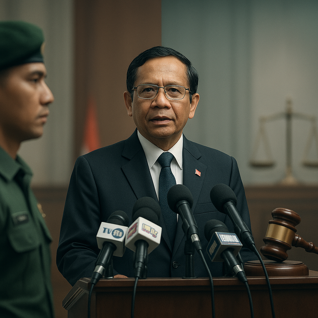 Mahfud MD: Cukup Ubah Satu Pasal untuk Alihkan Pidana Umum Prajurit TNI ke Peradilan Umum