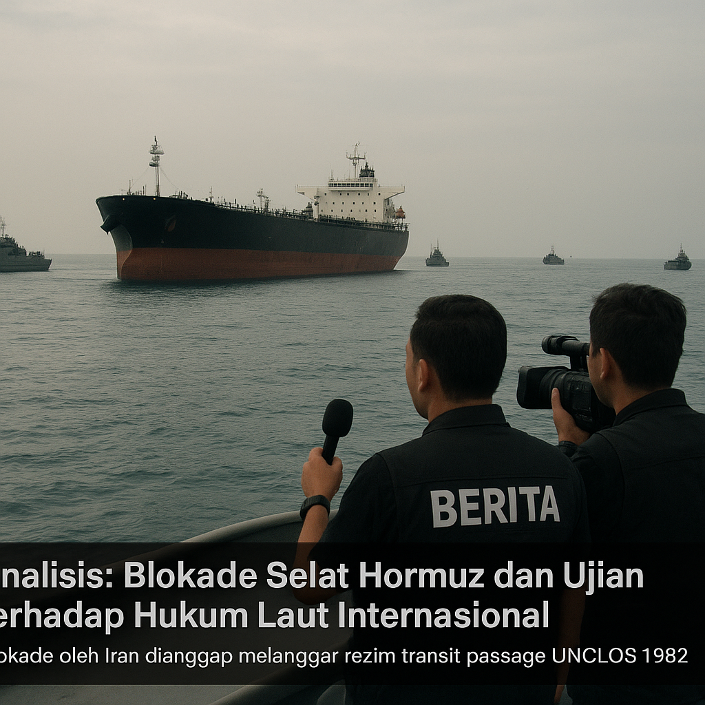 Analisis: Blokade Selat Hormuz dan Ujian terhadap Hukum Laut Internasional