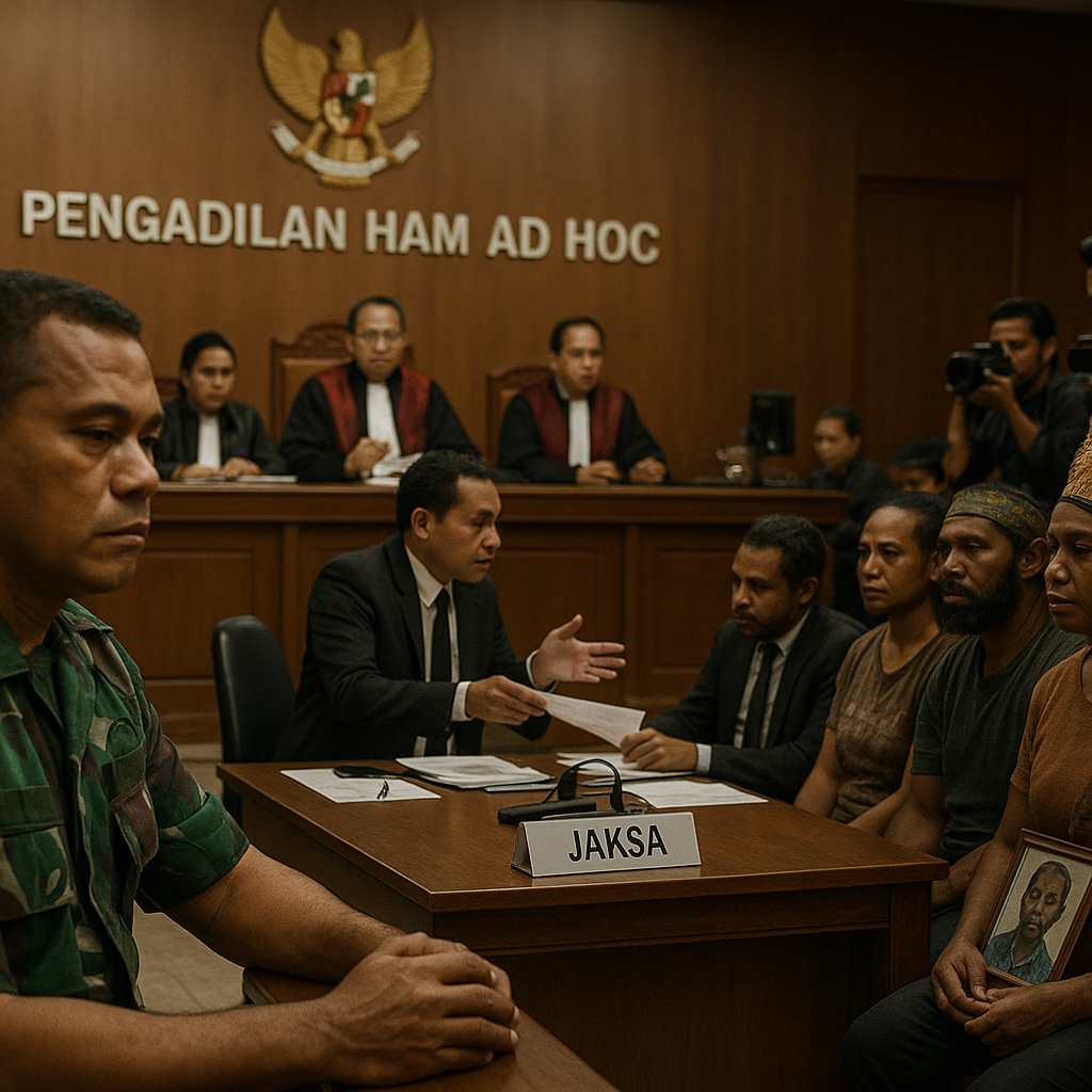 Tuntutan Penghukuman untuk Komandan Batalyon X: Kasus Pelanggaran HAM Berat di Wilayah Konflik Papua Diadili