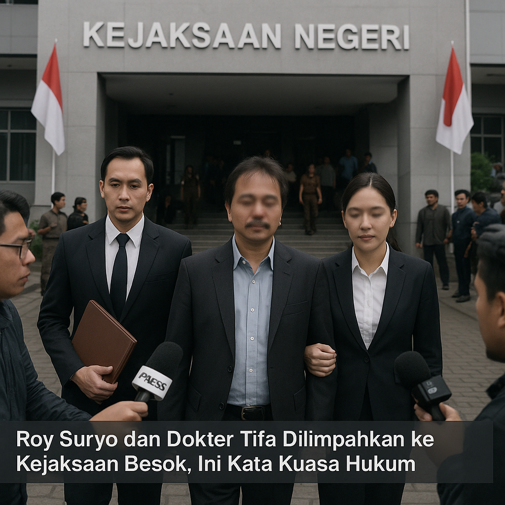 Roy Suryo dan Dokter Tifa Dilimpahkan ke Kejaksaan Besok, Ini Kata Kuasa Hukum
