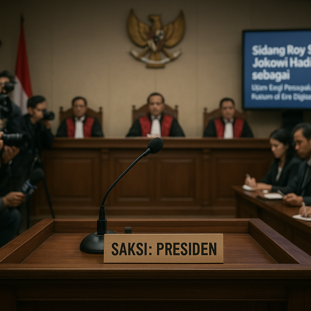 Sidang Roy Suryo: Jokowi Hadir sebagai Saksi dan Ujian bagi Penegakan Hukum di Era Digital