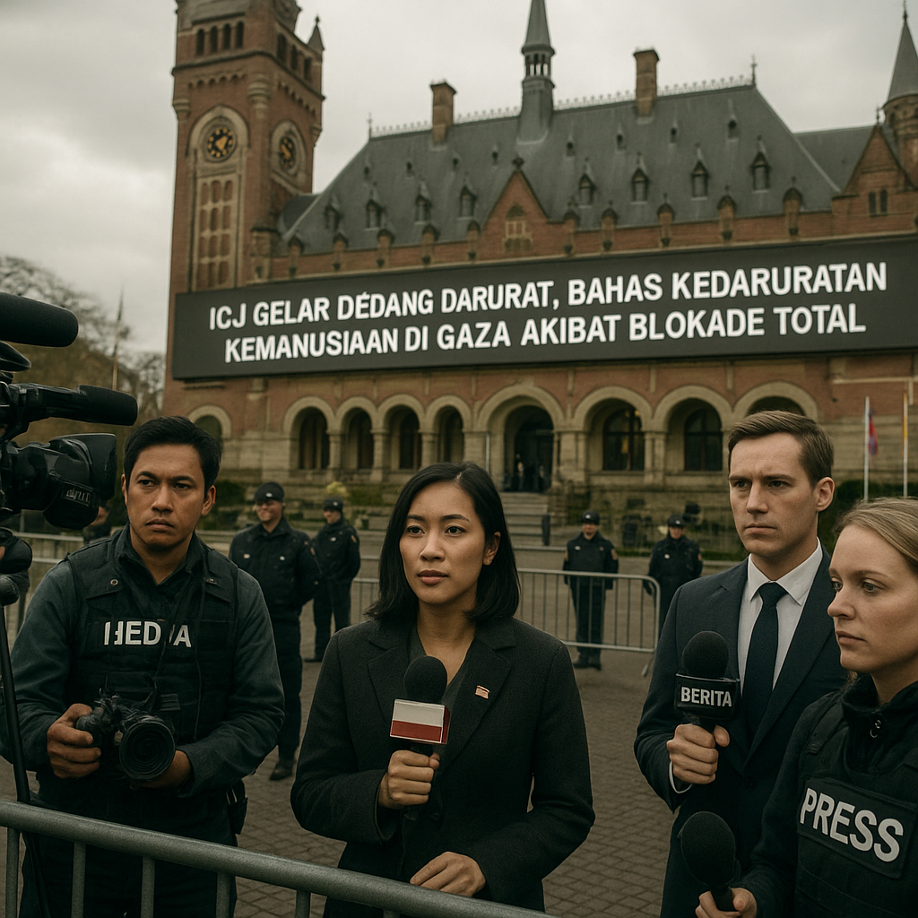 ICJ Gelar Sidang Darurat, Bahas Kedaruratan Kemanusiaan di Gaza Akibat Blokade Total