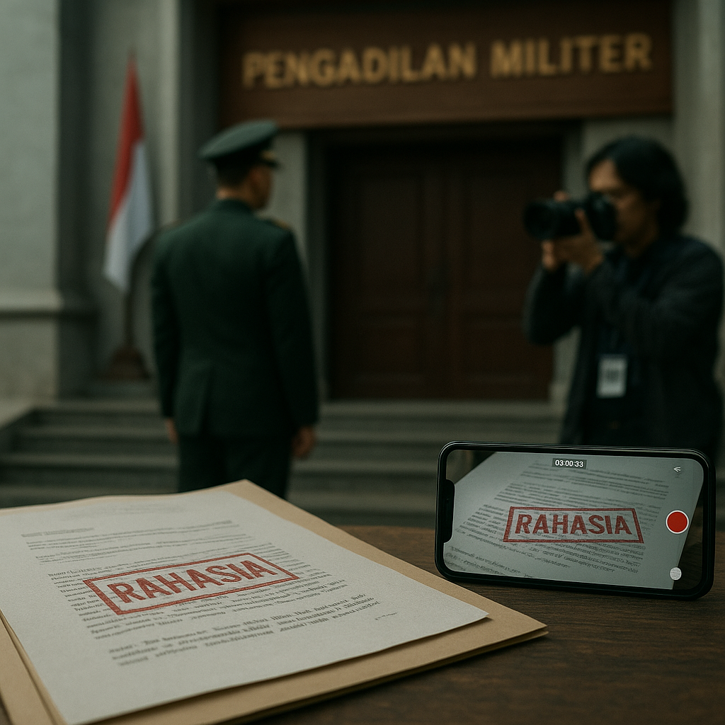Pengadilan Militer Indonesia Diadili Publik: Transparansi vs Etika Dalam Proses Peradilan