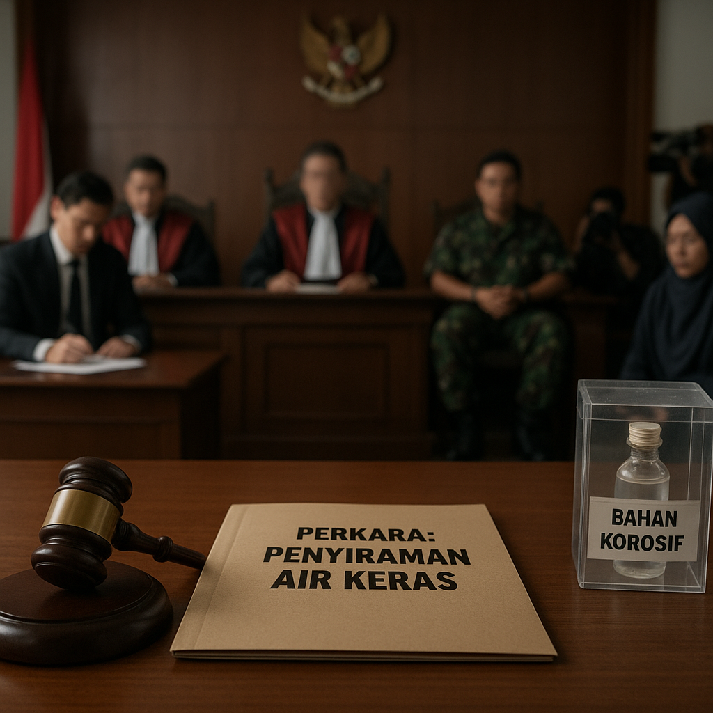 Bisakah Peradilan Militer Ungkap Motif Penyiraman Air Keras Andrie Yunus?