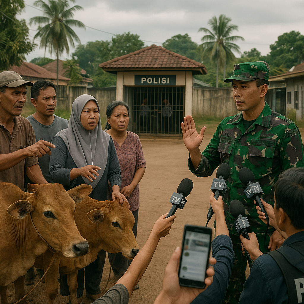 Dandim Bantah TNI Gondol Lembu di Labuhanbatu: Persoalan Sipil dengan Sipil