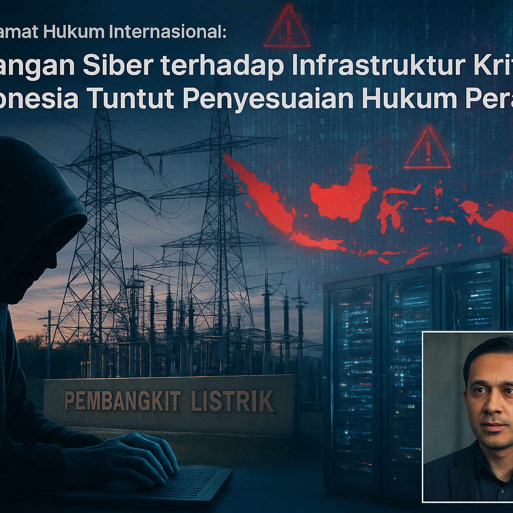 Pengamat Hukum Internasional: Serangan Siber terhadap Infrastruktur Kritis Indonesia Tuntut Penyesuaian Hukum Perang