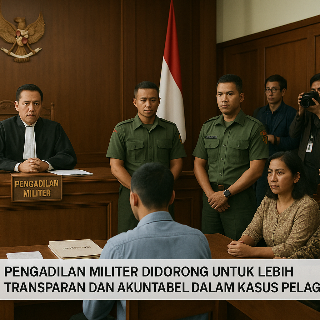 Pengadilan Militer Didorong untuk Lebih Transparan dan Akuntabel dalam Kasus Pelanggaran HAM
