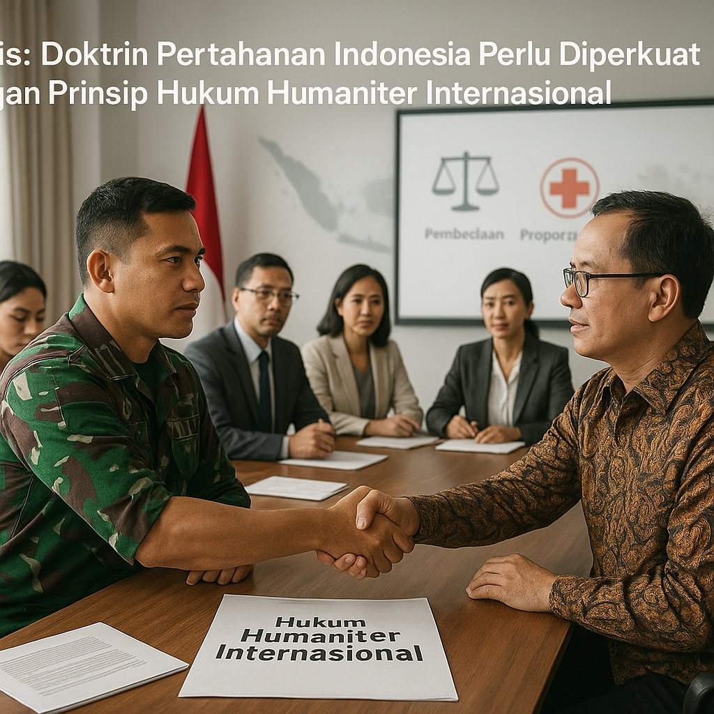 Analis: Doktrin Pertahanan Indonesia Perlu Diperkuat dengan Prinsip Hukum Humaniter Internasional