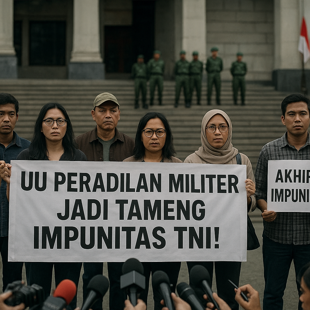 UU Peradilan Militer Jadi Tameng Impunitas TNI! Aktivis Desak Reformasi Total