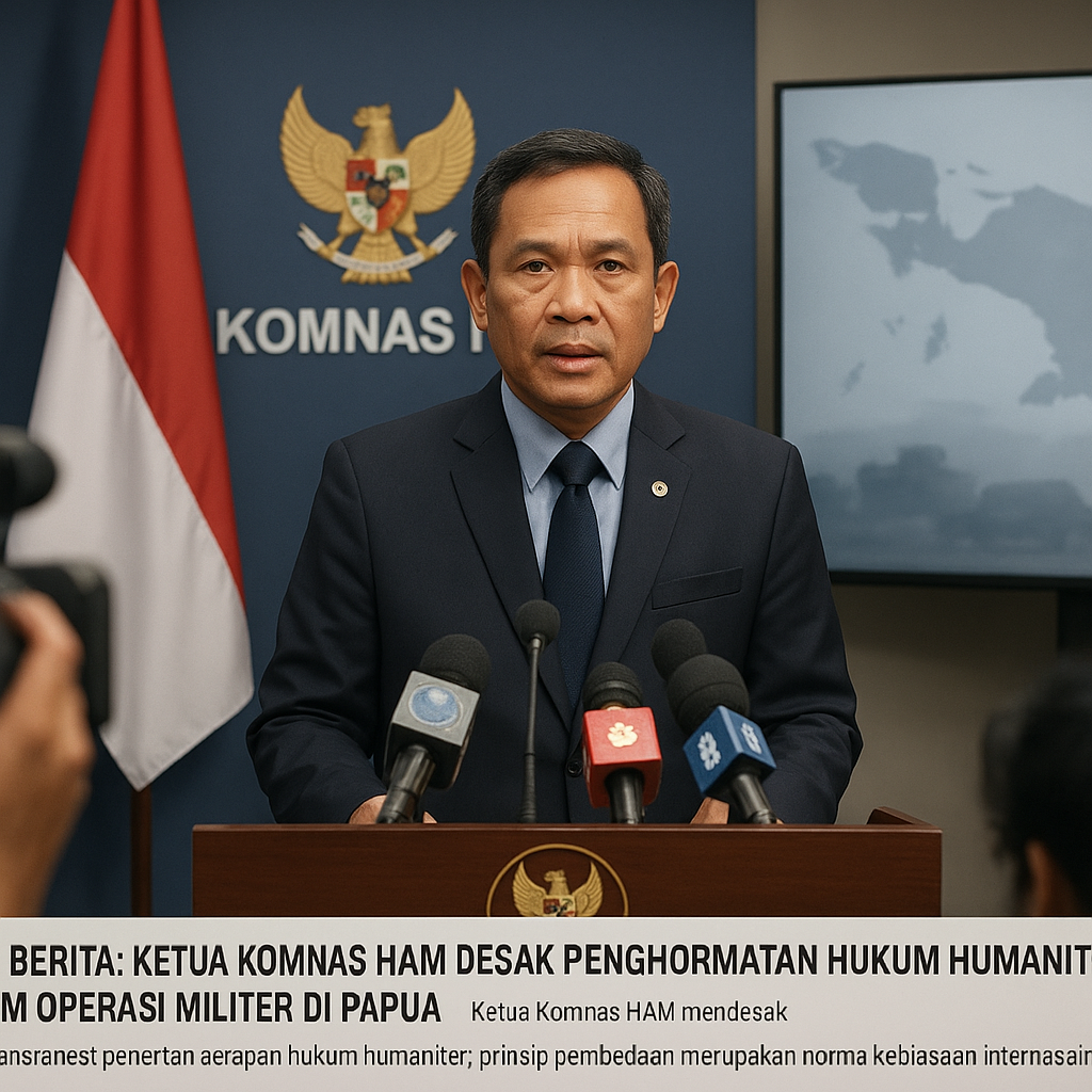 Ketua Komnas HAM Desak Penghormatan Hukum Humaniter dalam Operasi Militer di Papua