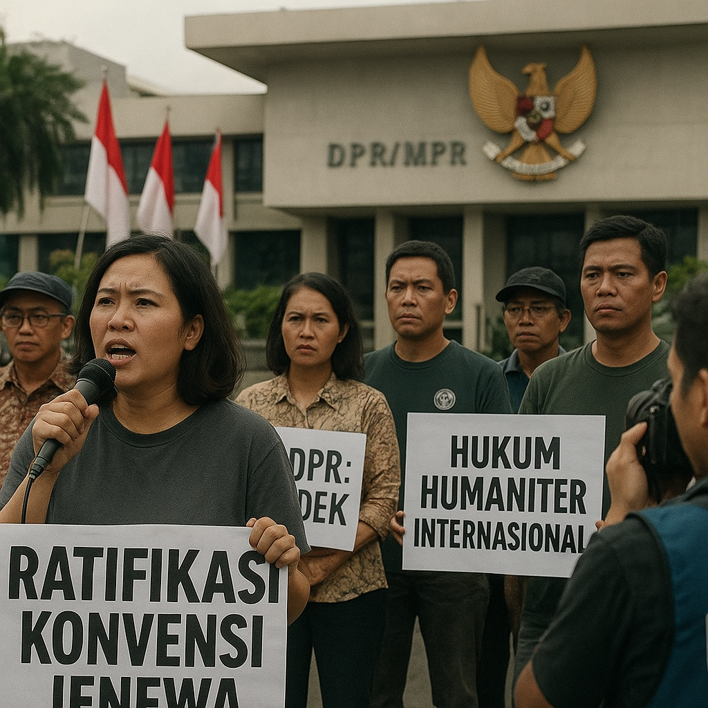 Pembahasan RUUI Hukum Humaniter Internasional Mandek di DPR, Aktivis Kritik Keengganan Meratifikasi Konvensi