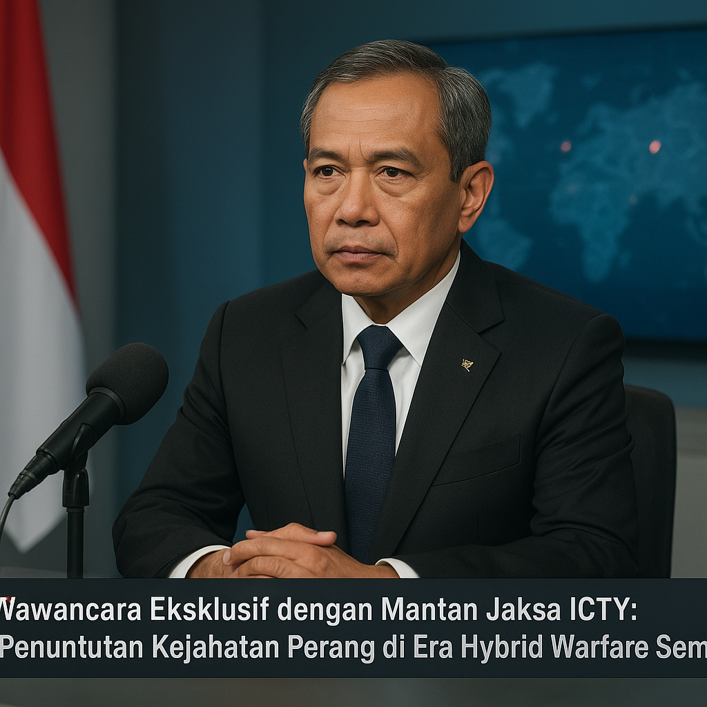 Wawancara Eksklusif dengan Mantan Jaksa ICTY: 'Penuntutan Kejahatan Perang di Era Hybrid Warfare Semakin Kompleks'