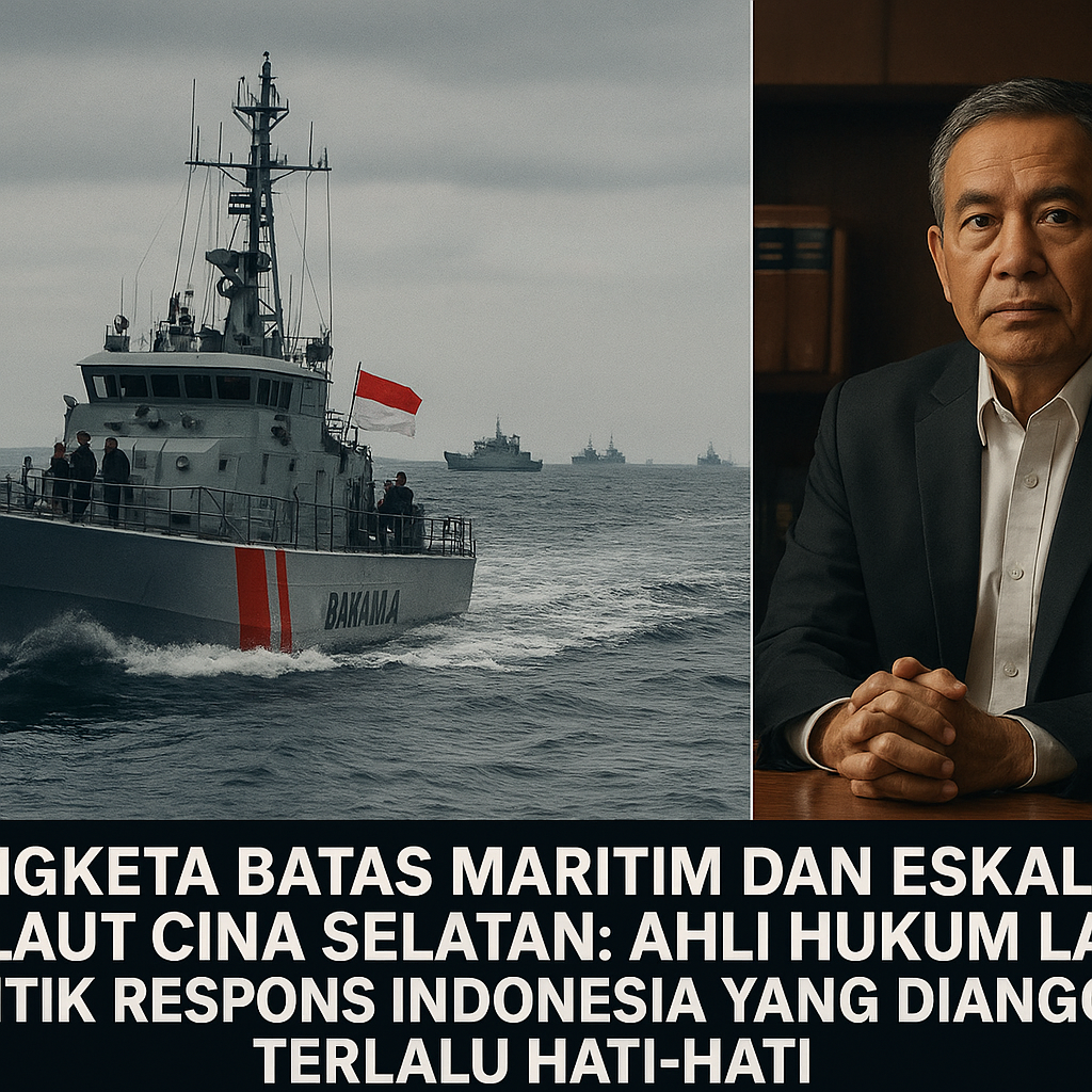 Sengketa Batas Maritim dan Eskalasi di Laut Cina Selatan: Ahli Hukum Laut Kritik Respons Indonesia yang Dianggap Terlalu Hati-Hati
