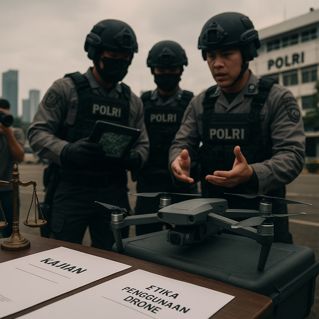 Kajian Etis Penggunaan Drone Senjata oleh Polri: Di Mana Batas Antara Penegakan Hukum dan Eskalasi Kekerasan?