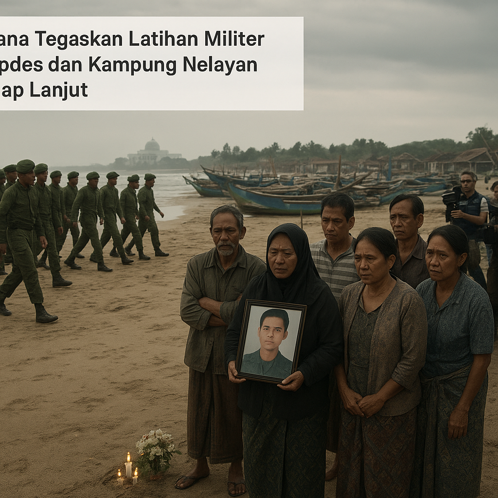 Istana Tegaskan Latihan Militer Kopdes dan Kampung Nelayan Tetap Lanjut
