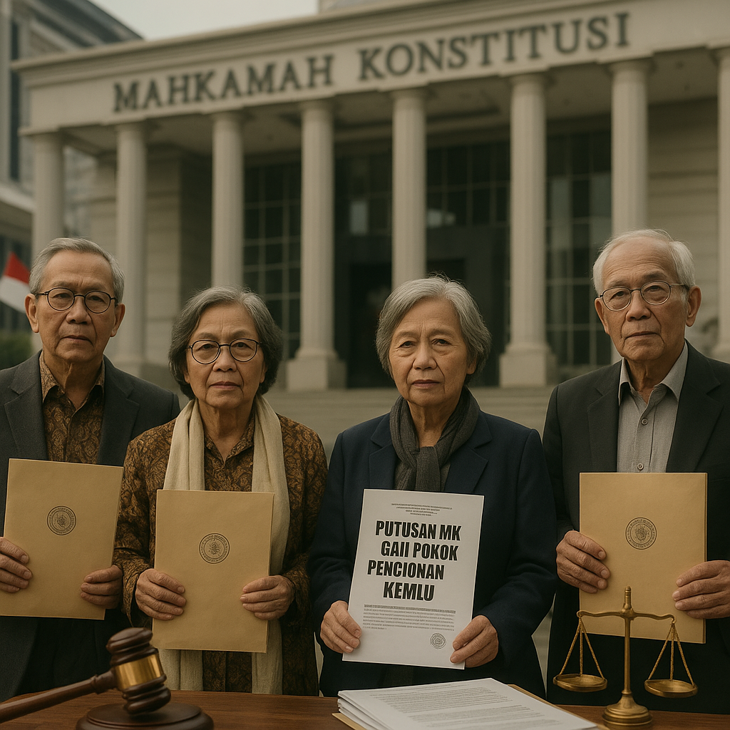 MK Tegaskan Kewajiban Negara Bayar Gaji Pokok Pensiunan Kemlu, Hak Tak Kenal Kedaluwarsa
