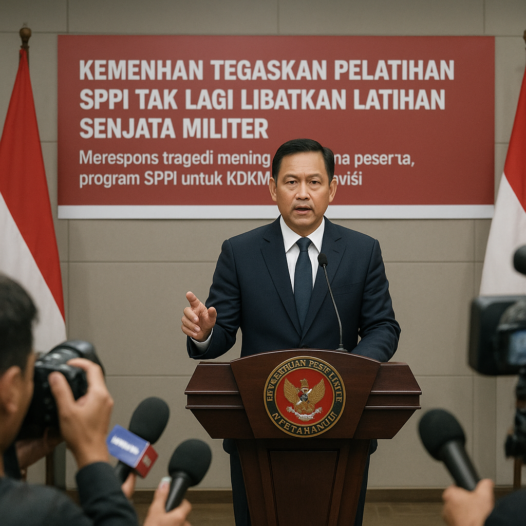 Kemenhan Tegaskan Pelatihan SPPI Tak Lagi Libatkan Latihan Senjata Militer