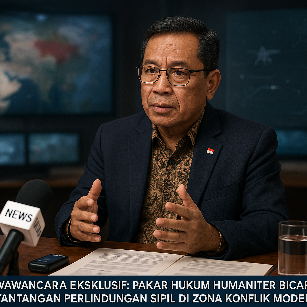 Wawancara Eksklusif: Pakar Hukum Humaniter Bicara Tantanga Perlindungan Sipil di Zona Konflik Modern
