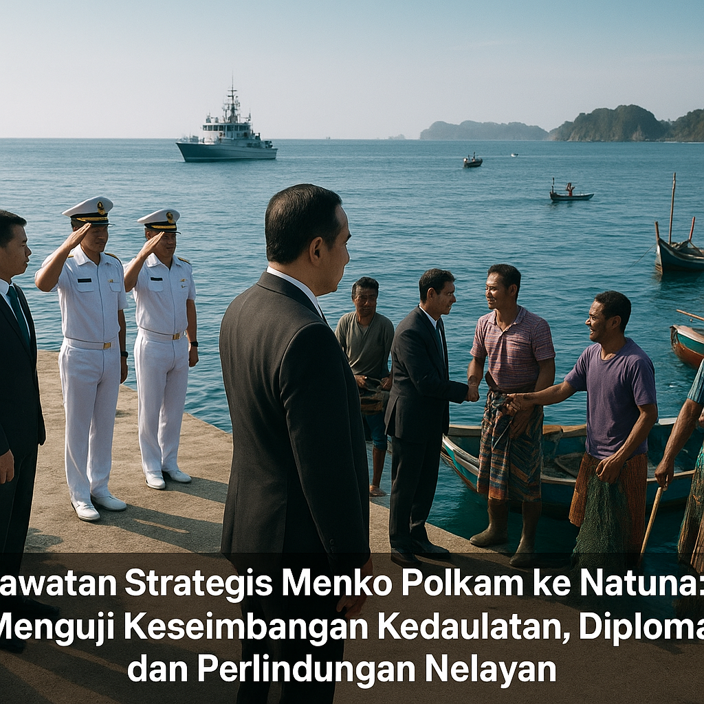 Lawatan Strategis Menko Polkam ke Natuna: Menguji Keseimbangan Kedaulatan, Diplomasi, dan Perlindungan Nelayan