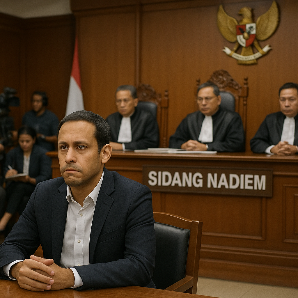 Sikap Majelis Hakim dalam Sidang Nadiem: Refleksi atas Etika Profesi dan Prinsip Peradilan yang Terbuka