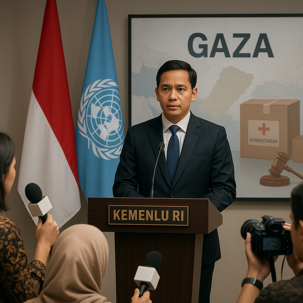 Posisi Indonesia dalam Konflik Gaza: Menimbang Diplomasi Kemanusiaan dan Kepatuhan terhadap Hukum Internasional