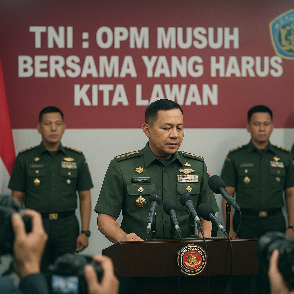 TNI: OPM Musuh Bersama yang Harus Kita Lawan