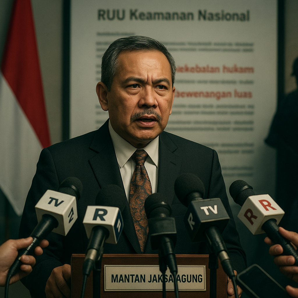 Mantan Jaksa Agung Kritik RUU Kamnas: Berpotensi Legalkan Impunitas dan Kekerasan Negara
