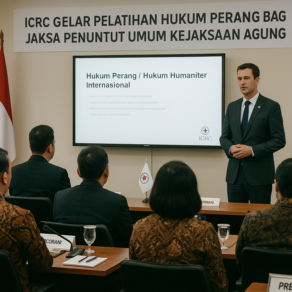 ICRC Gelar Pelatihan Hukum Perang bagi Jaksa Penuntut Umum Kejaksaan Agung
