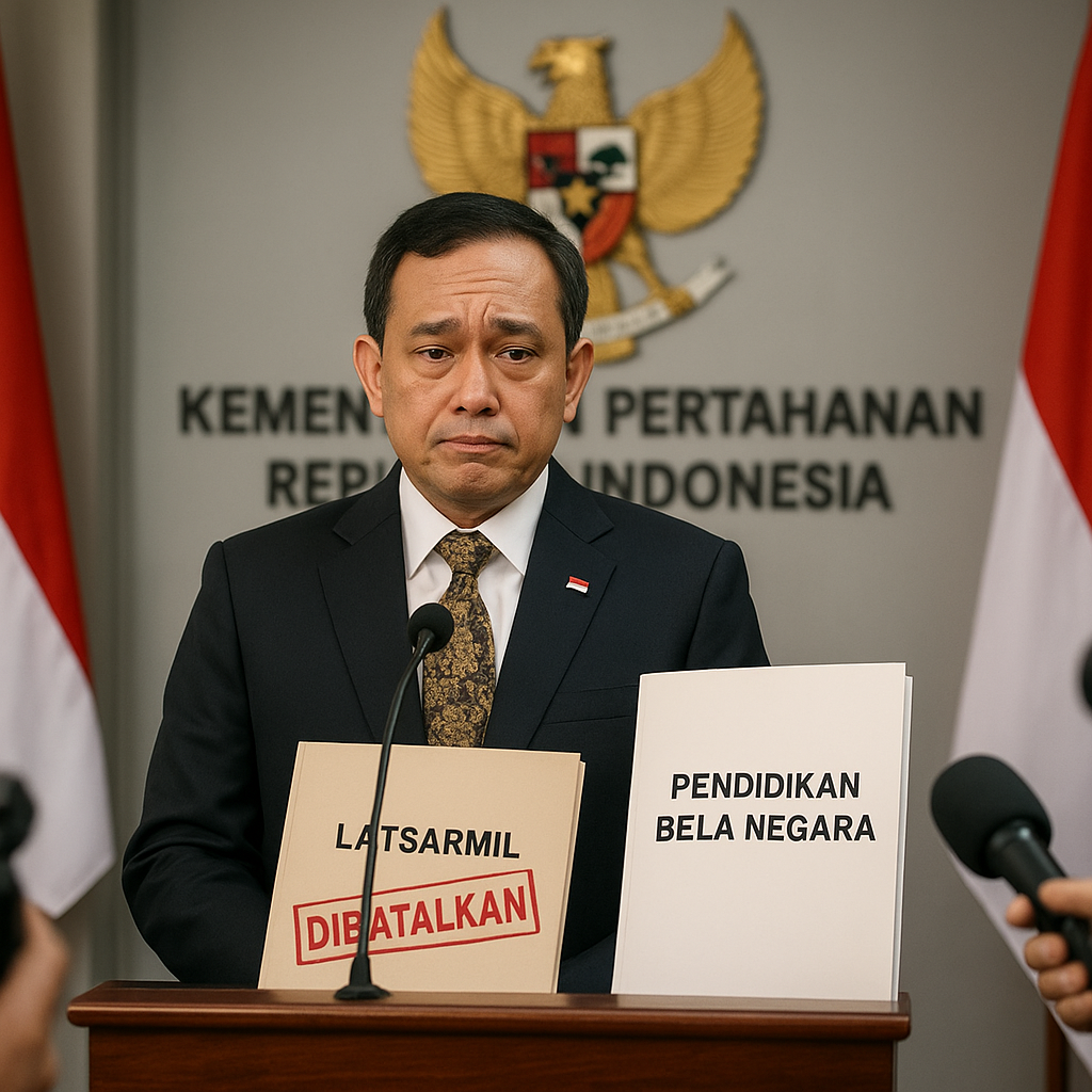 Wakil Menhan Akhirnya Akui Kesalahan: Latsarmil untuk Calon Manajer KDMP Dibatalkan, Diganti Bela Negara