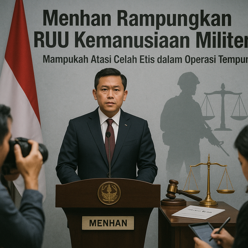 Menhan Rampungkan RUU Kemanusiaan Militer: Mampukah Atasi Celah Etis dalam Operasi Tempur?