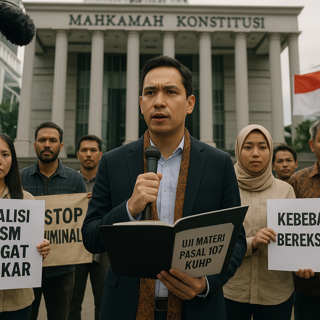 Koalisi LSM Gugat Penerapan Pasal Makar dalam Kasus Kritik Kebijakan Pertahanan