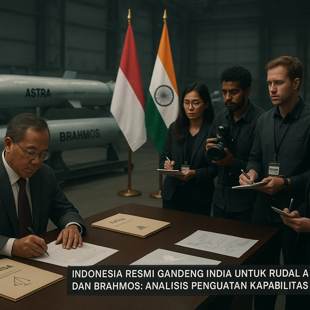 Indonesia Resmi Gandeng India untuk Rudal Astra dan BrahMos: Analisis Etika Penguatan Kapabilitas Tempur