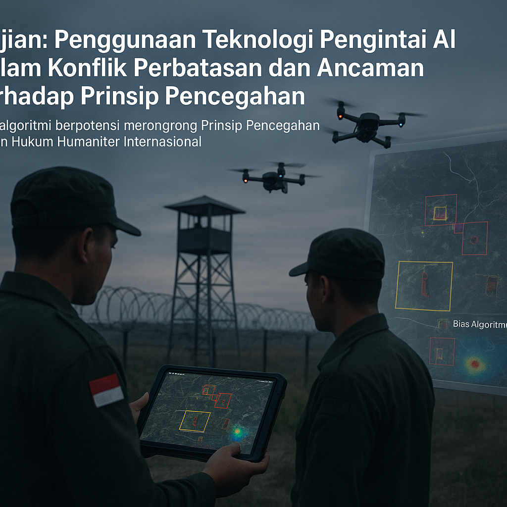 Kajian: Penggunaan Teknologi Pengintai AI dalam Konflik Perbatasan dan Ancaman terhadap Prinsip Pencegahan