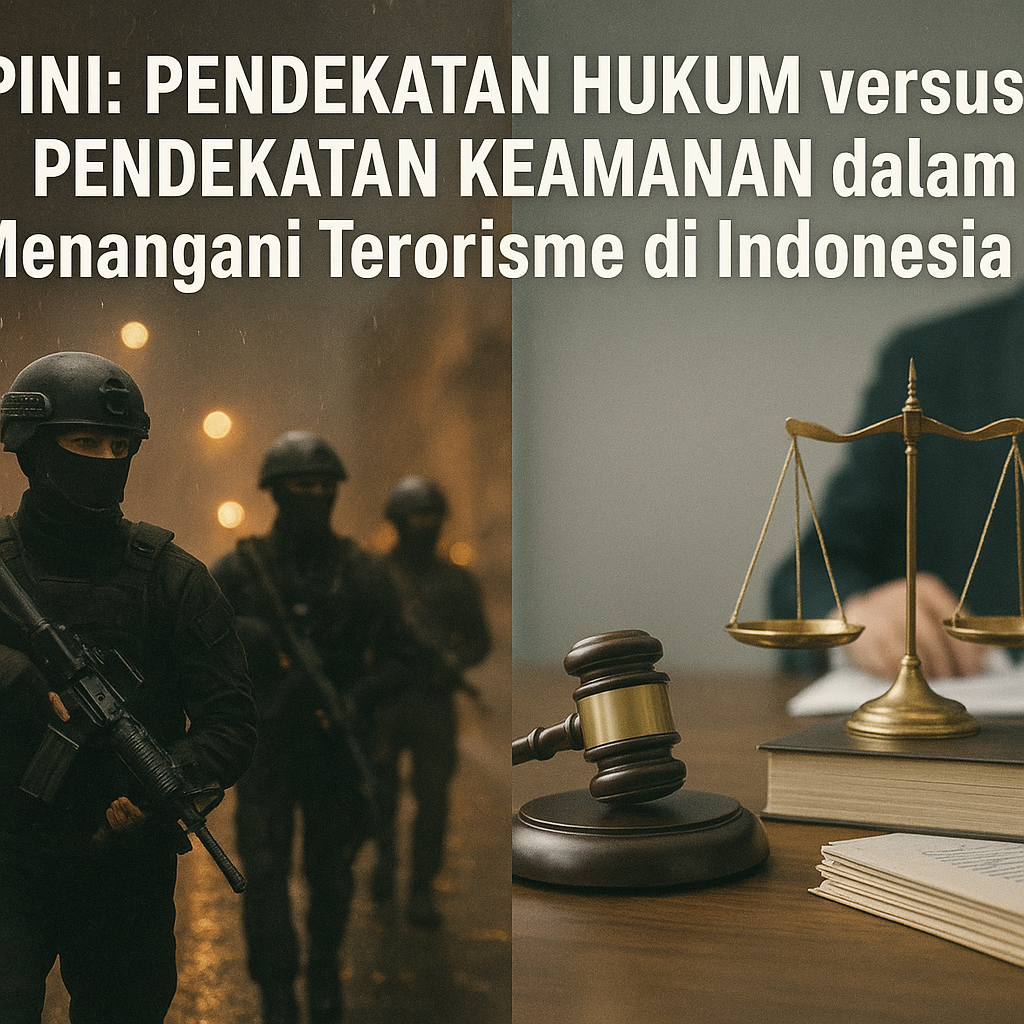 Opini: Pendekatan Hukum versus Pendekatan Keamanan dalam Menangani Terorisme di Indonesia